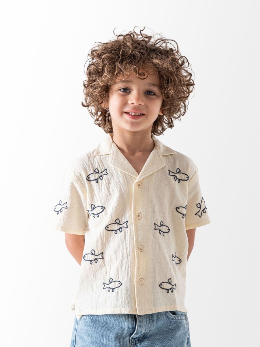 Ninos Kids storeFish ShirtBoy ShirtsNINOS