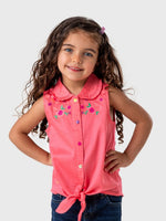 Ninos Kids storeFlower Cut BlouseGirl blouseBee Born