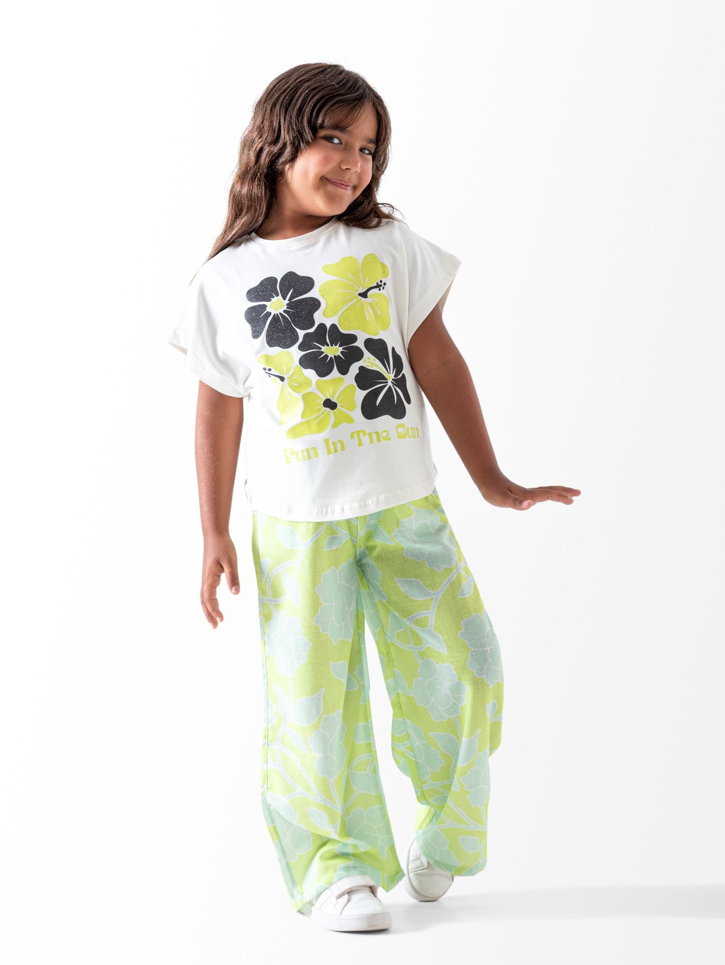 Flowers Pants Set