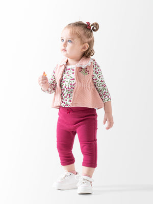 Ninos Kids storeFloral 3PCS Setطقم 3 قطعGeneric