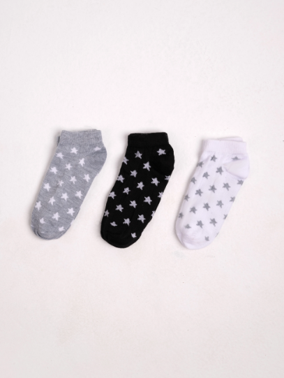 Floral 3pcs Socks