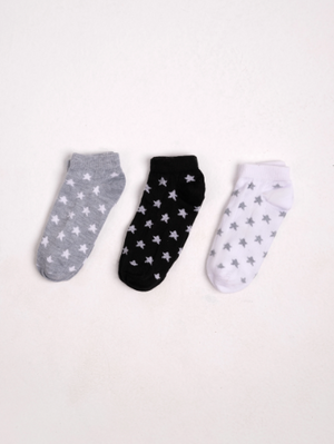 Floral 3pcs Socks