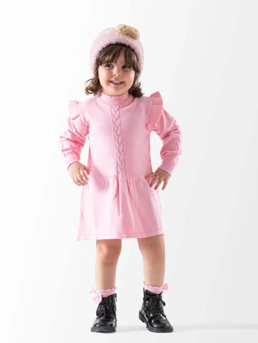 Ninos Kids storeKnit Ruffle DressKnitwear DressNINOS