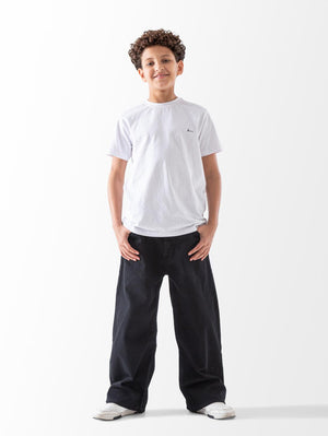 Wide Leg Gabardine Pants