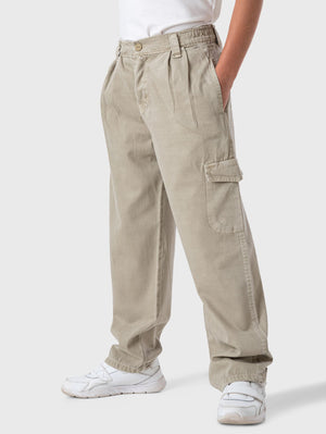 Wide Leg Gabardine Pants