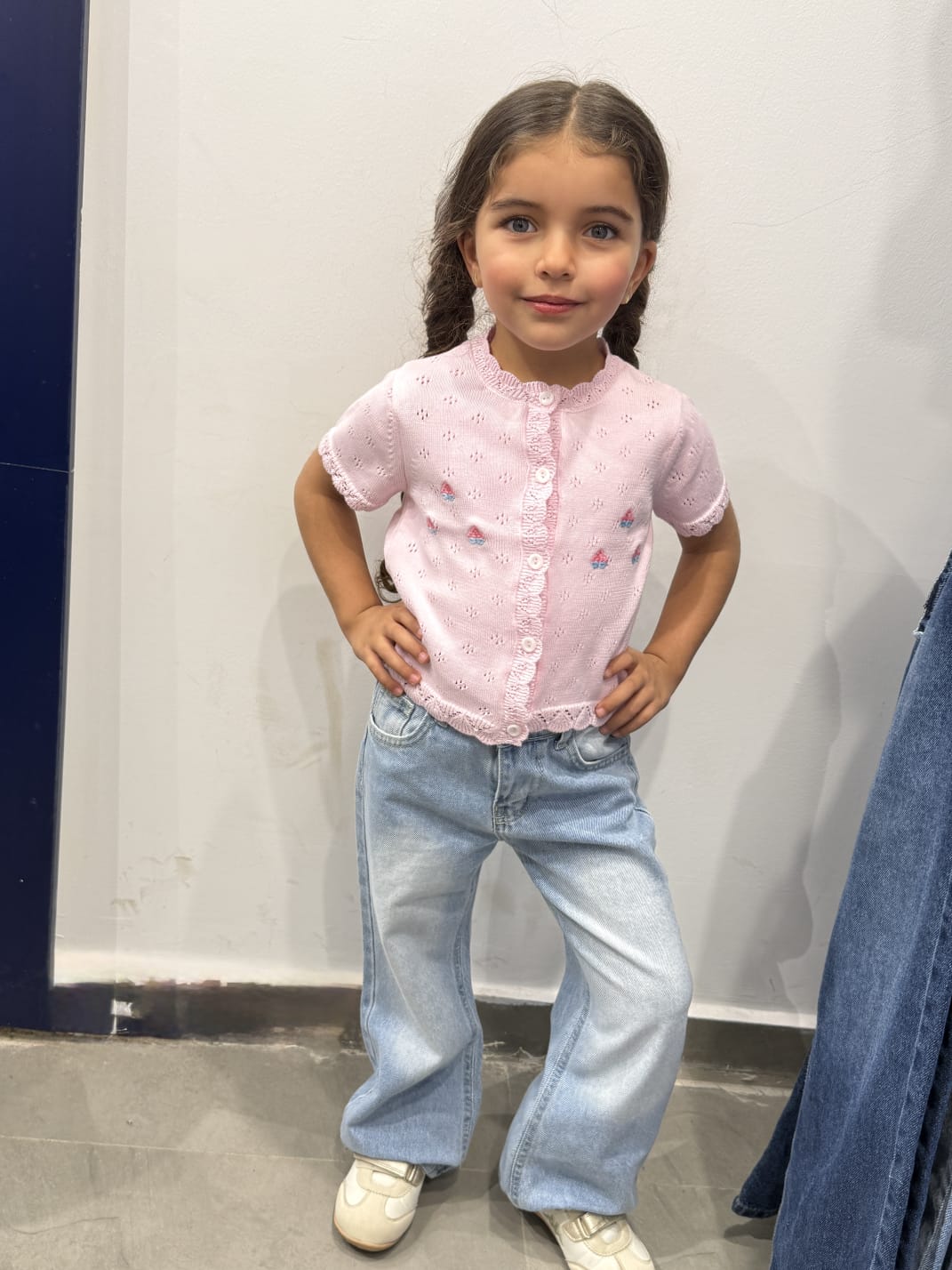 Flower Knit Cardigan