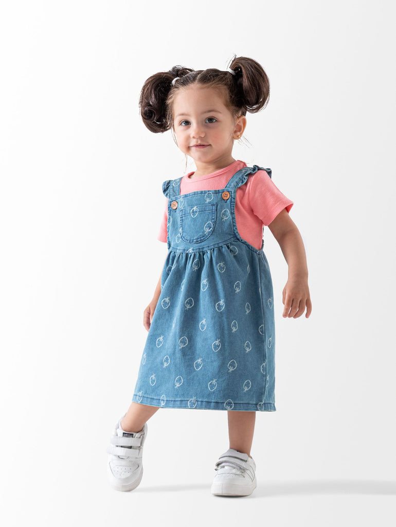 Ninos Kids storeSrtawberry 2PCS Skirtallطقم خروجGeneric