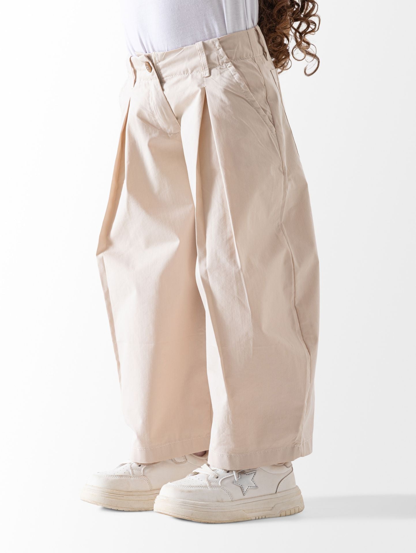 Pleated Wide Leg Pants