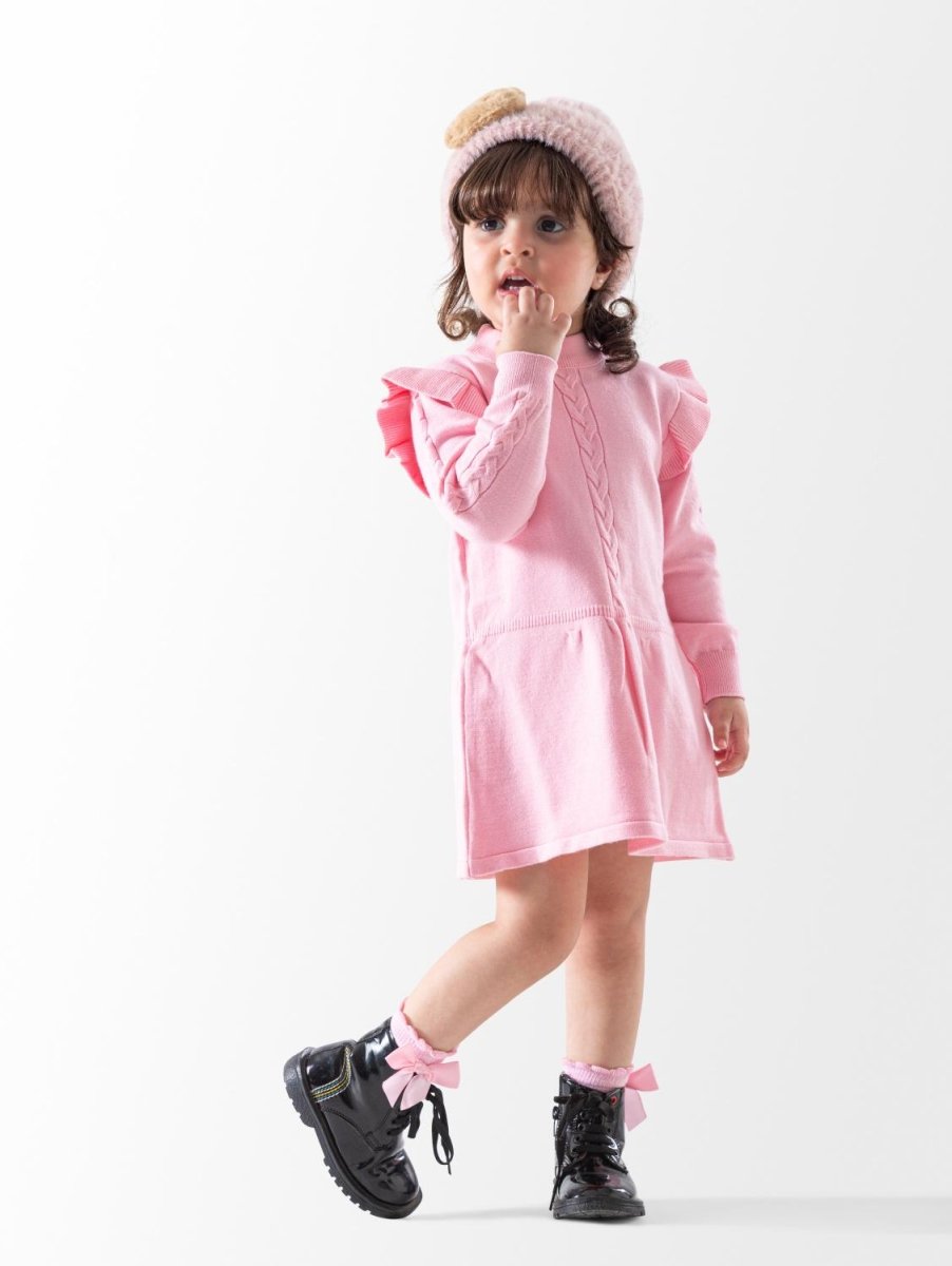 Ninos Kids storeKnit Ruffle DressKnitwear DressNINOS