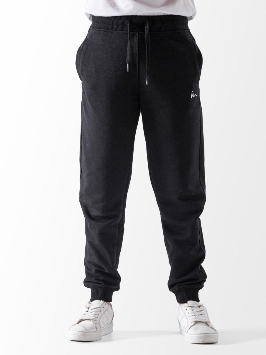 Ninos Kids storeUnisex Black Basic Lightweight SweatpantssweatpantsNINOS