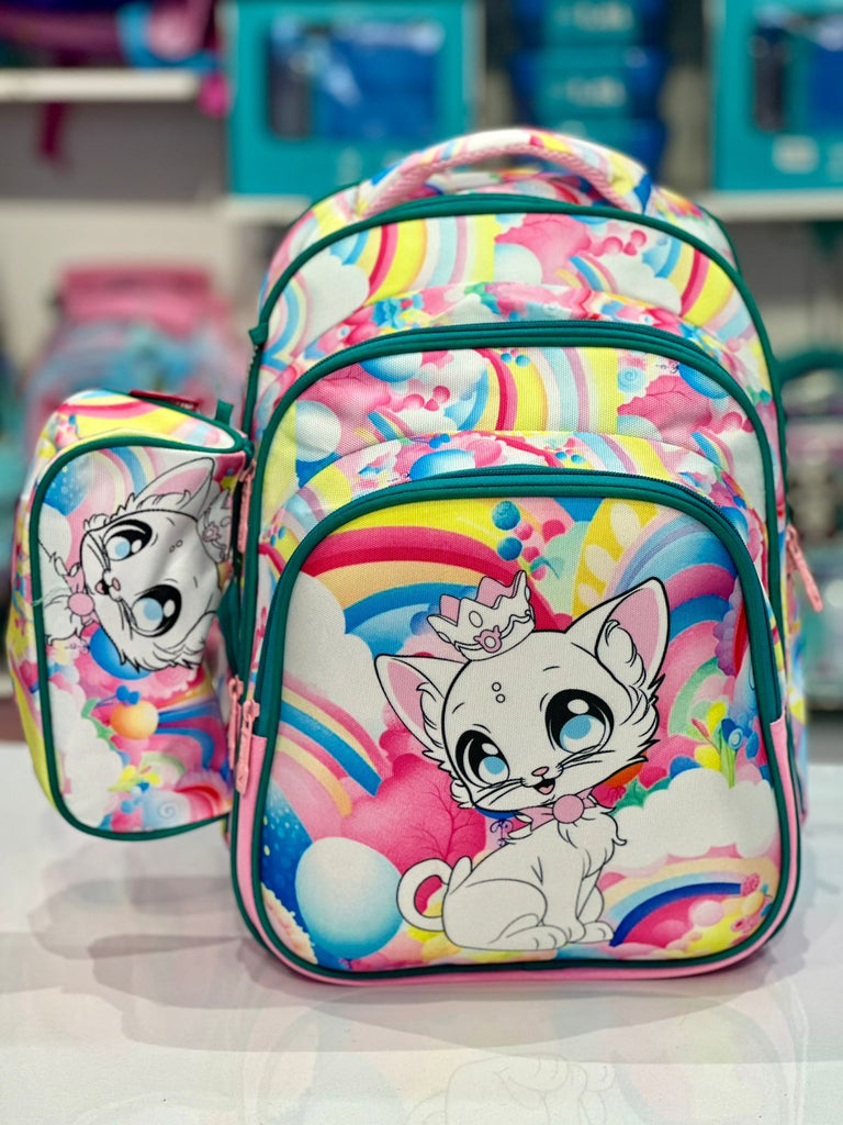 Ninos Kids storeCats 2PCS School BagBack Bag شنطه مدرسة ظهرJasmin