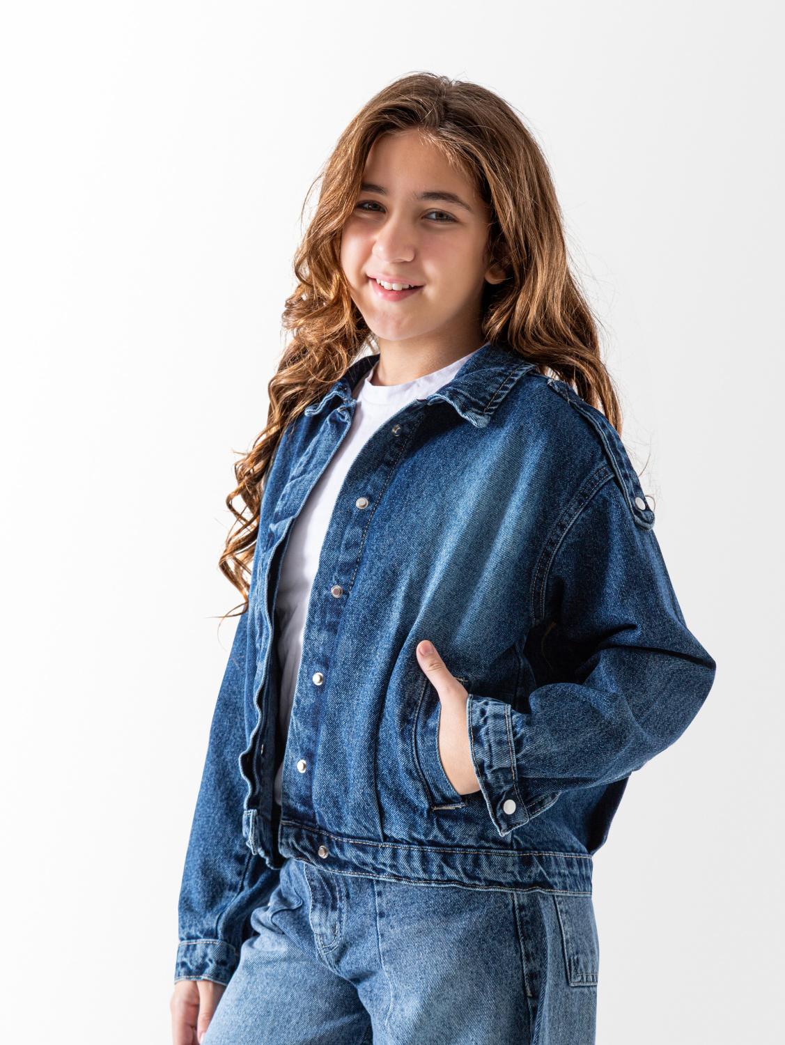 Ninos Kids storeGirls' Dark Denim JacketJacketsNINOS
