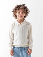 Ninos Kids storeBoys' White Knitted PulloverPulloversNINOS