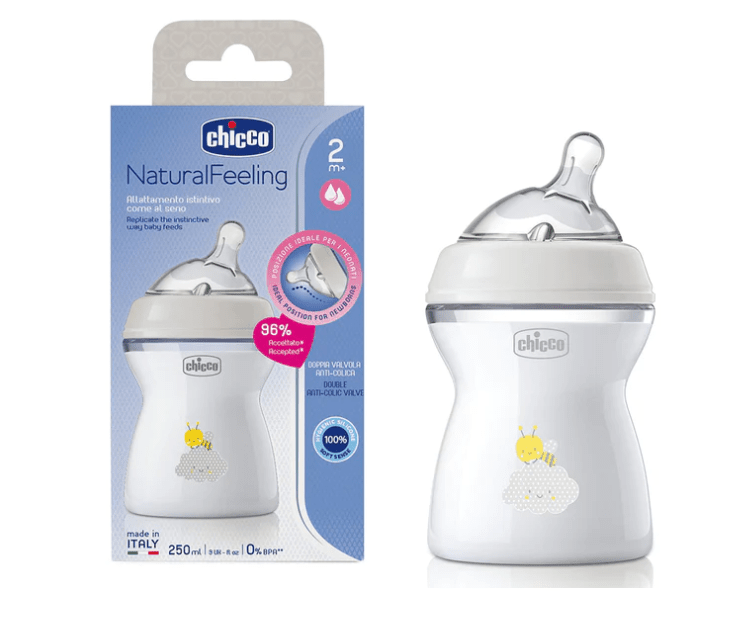 Ninos Kids storeببرونه ناتيورال 250 ملليBottles زجاجات الرضاعةChicco