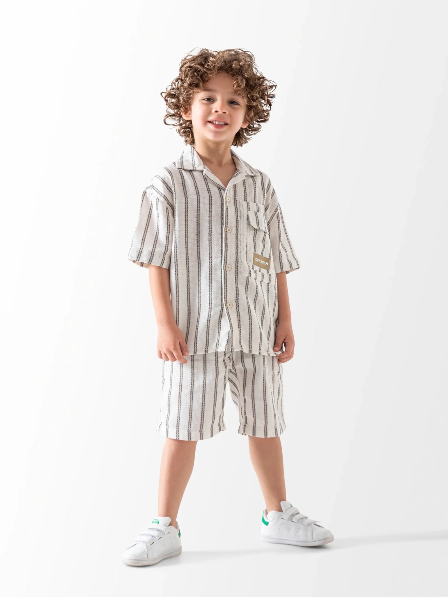 Ninos Kids storeStriped Short Setطقم خروجDIDUTTI