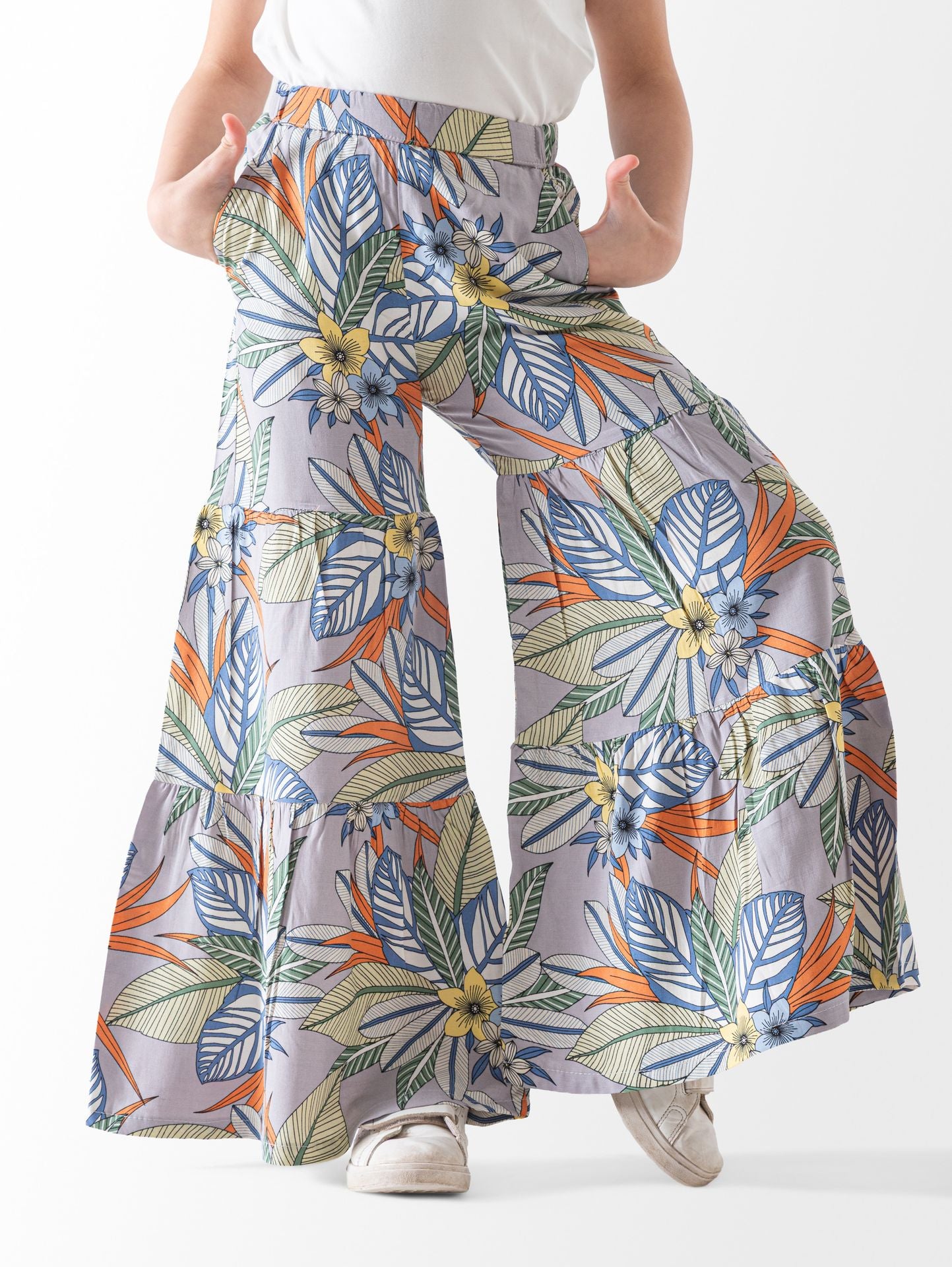 Ninos Kids storeFloral Wide Leg PantsPantsJodi Mini