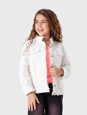 Fringes Gabardine Jacket