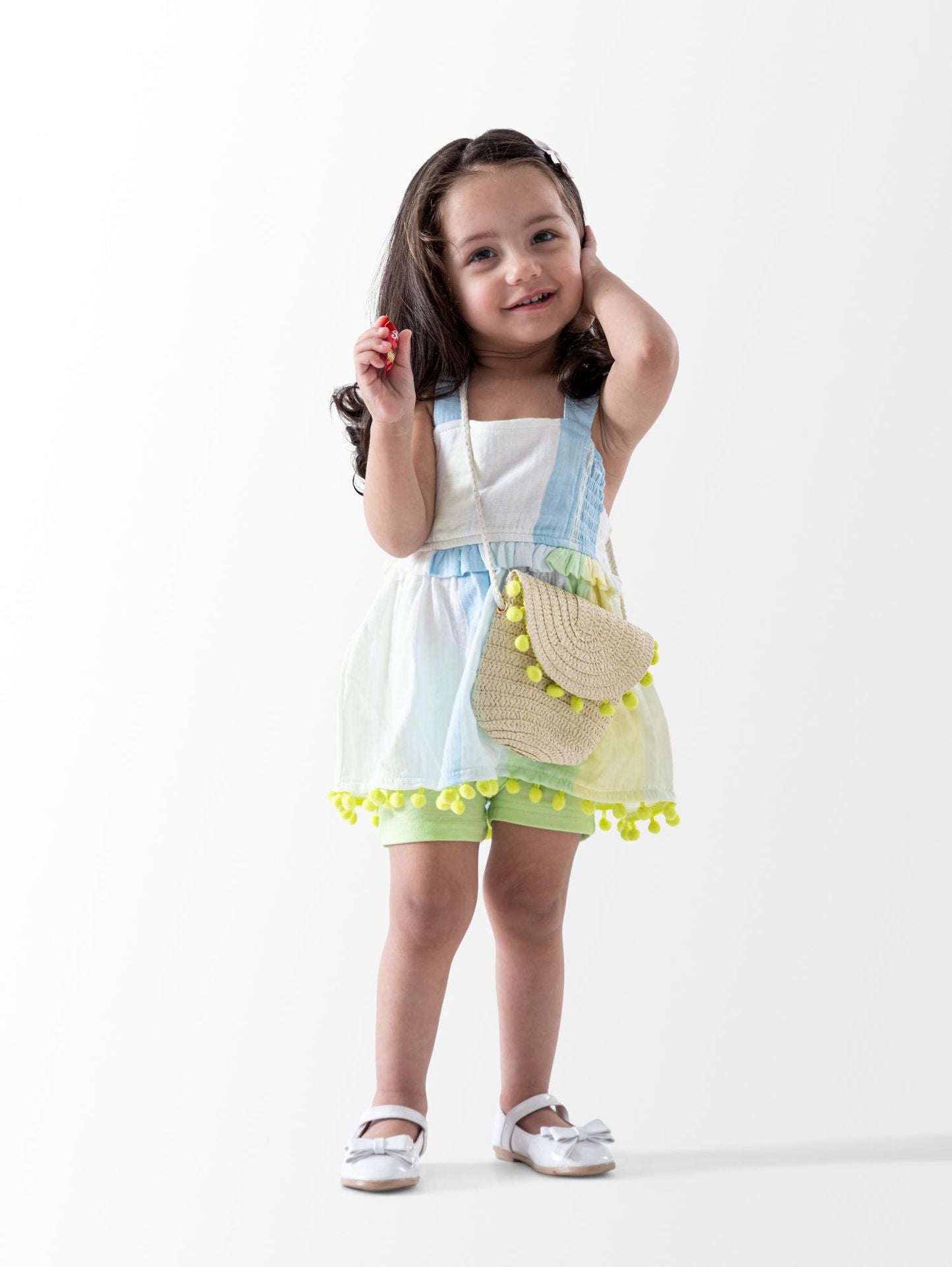 Ninos Kids storeColorful Dress with BagDressesGeneric