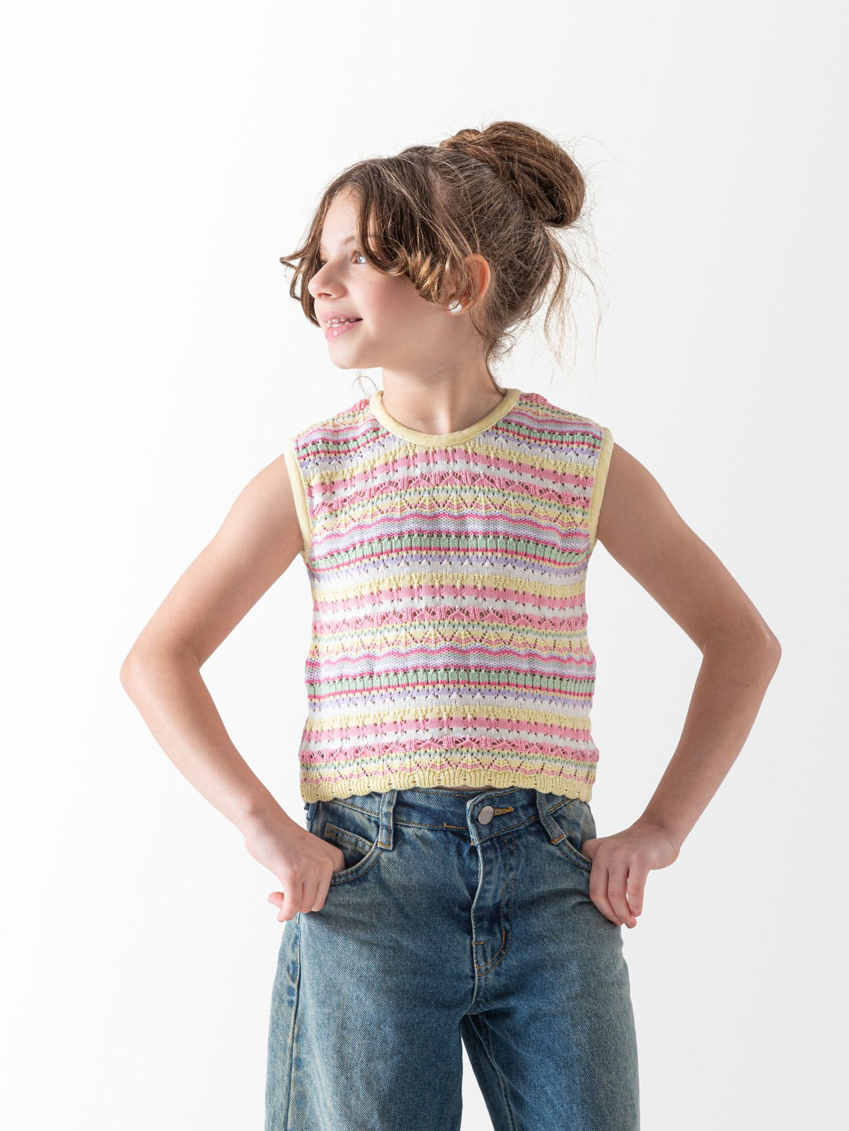 Ninos Kids storeColorful Knit Tank TopT-ShirtsNINOS