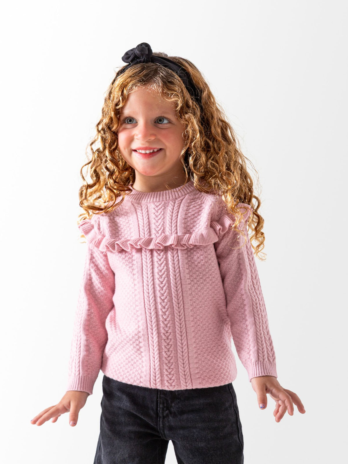 Ninos Kids storeBaby Girls' Kashmir Ruffles PulloverPulloversNINOS
