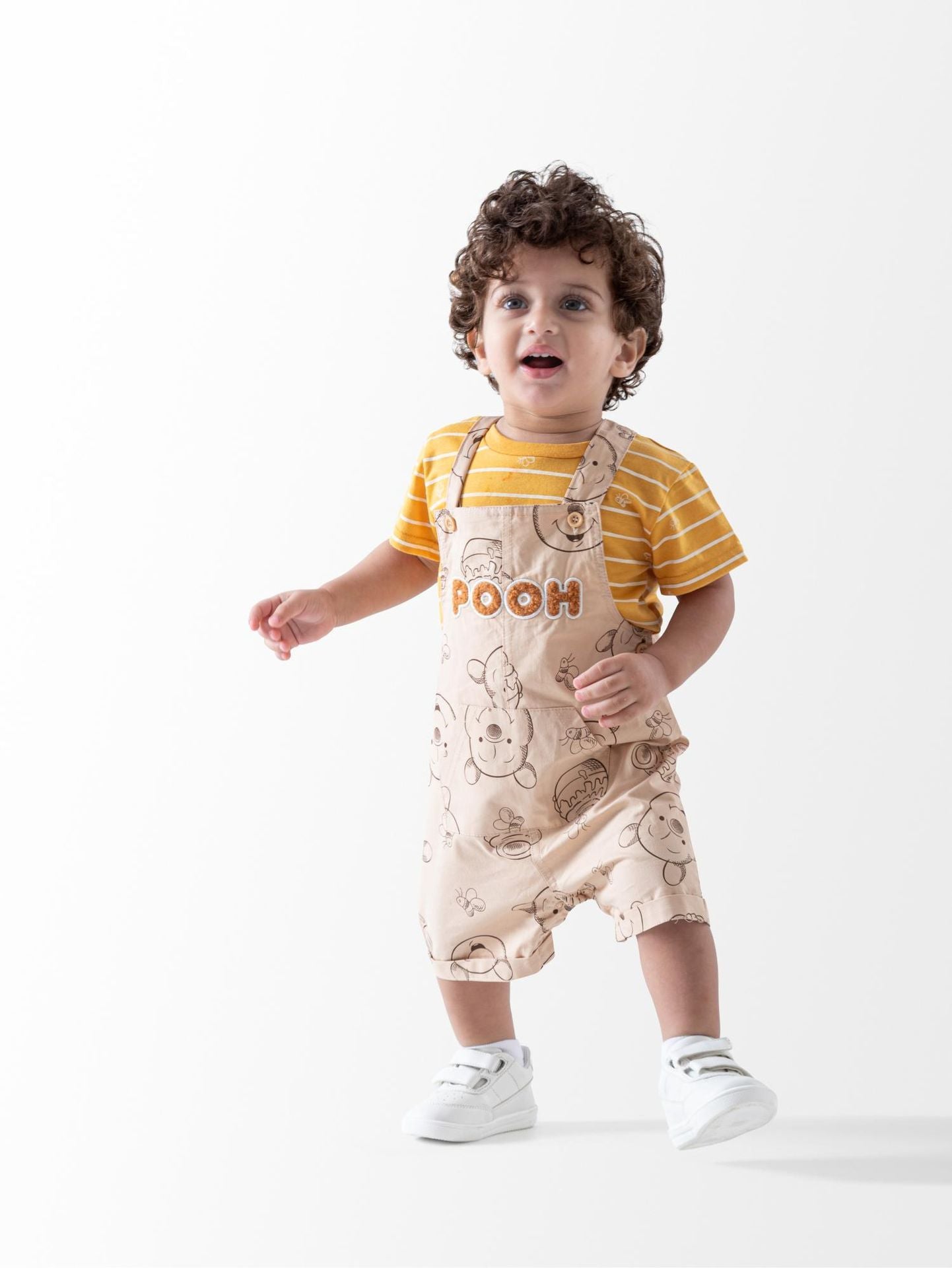 Ninos Kids storePooh 2PCS ShortallØ·Ù‚Ù… Ø®Ø±ÙˆØ¬Generic