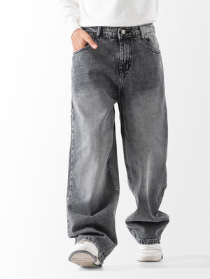 Wide Leg Jeans Trousers