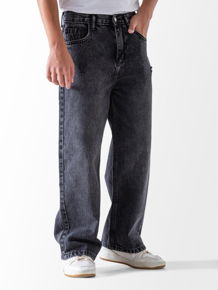 Ninos Kids storeBoys' Black Wide Leg JeansJeans pantsNINOS