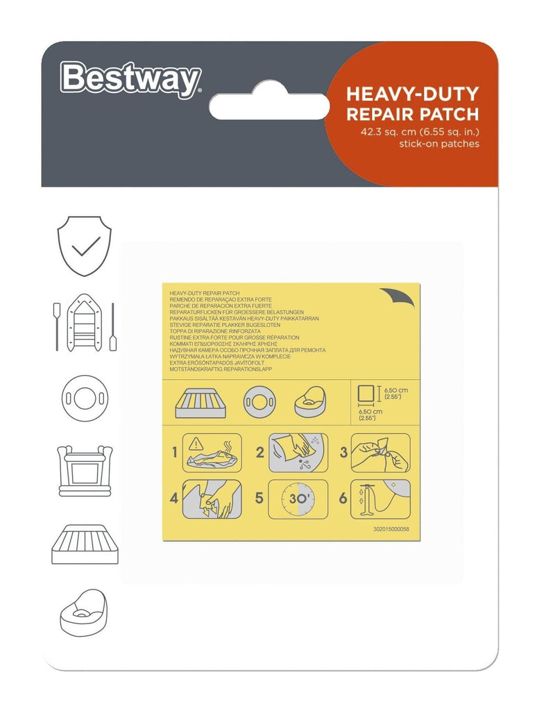 6.5cm x 6.5cm Heavy Duty Repair Patch