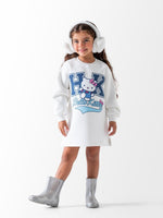 Ninos Kids storeGirls' Off-White Kitty Sweat DressSweat DressNINOS
