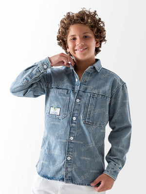 Ninos Kids storeWords Jeans ShirtBoy ShirtsDIDUTTI