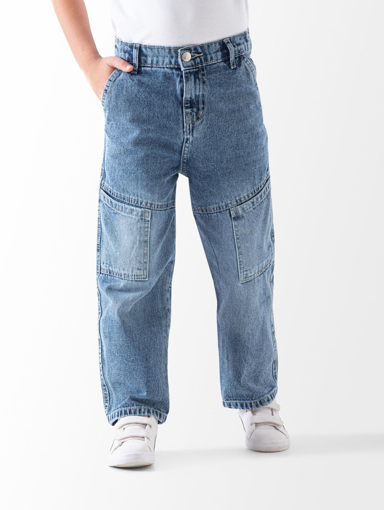 Wide Leg Jeans Trousers