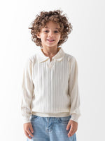 Ninos Kids storeBoys' White Knitted PulloverPulloversNINOS