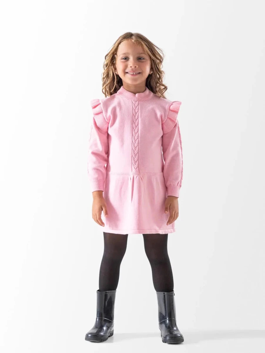 Ninos Kids storeKnit Ruffle DressKnitwear DressNINOS