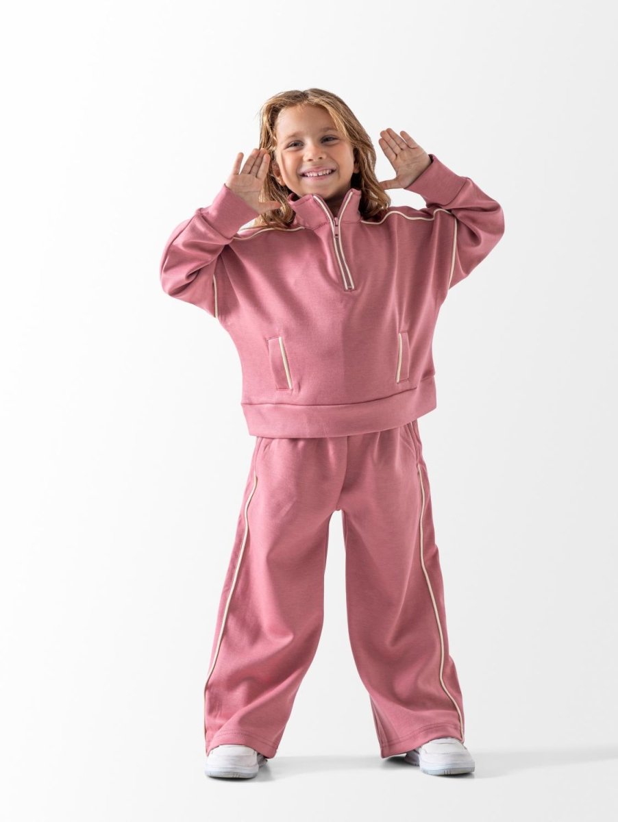 Ninos Kids storeGirls' Rose Half-Zip Occasion SetGoing-Out SetsBambino