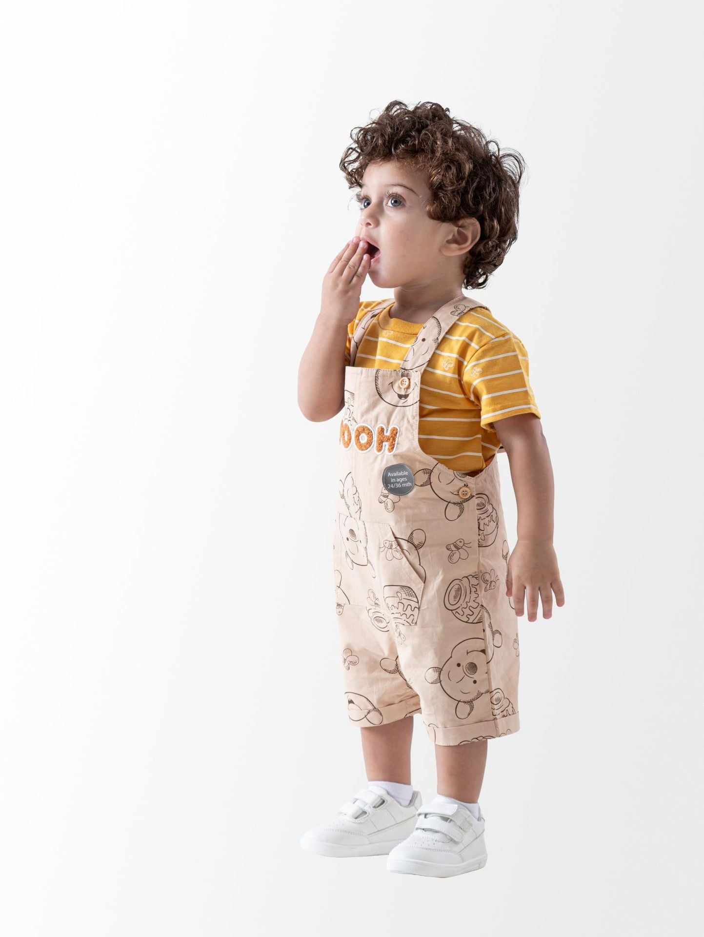 Ninos Kids storePooh 2PCS ShortallØ·Ù‚Ù… Ø®Ø±ÙˆØ¬Generic