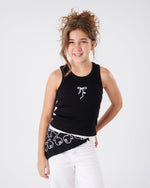 Ninos Kids storeGirls' Black Love Tank T-ShirtT-ShirtsNINOS