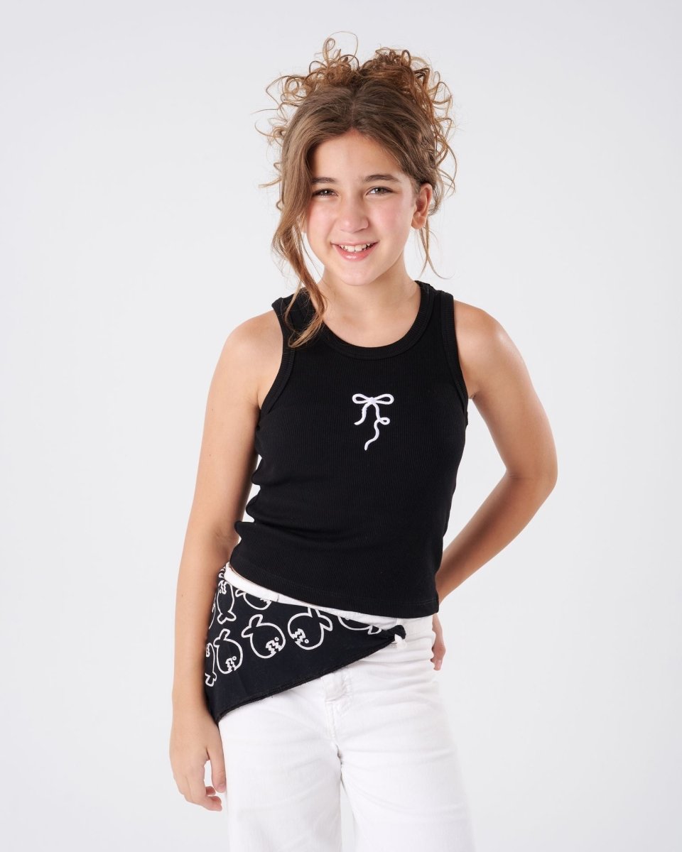Ninos Kids storeGirls' Black Love Tank T-ShirtT-ShirtsNINOS