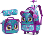 Ninos Kids storePanda 3PCS Trolley BackpackBag set طقم شنط مدرسةJasmin