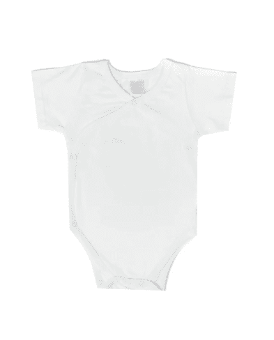 Ninos Kids storePlain Half Sleeve Wrapover BodysuitWrap - Over BodysuitJUNIOR