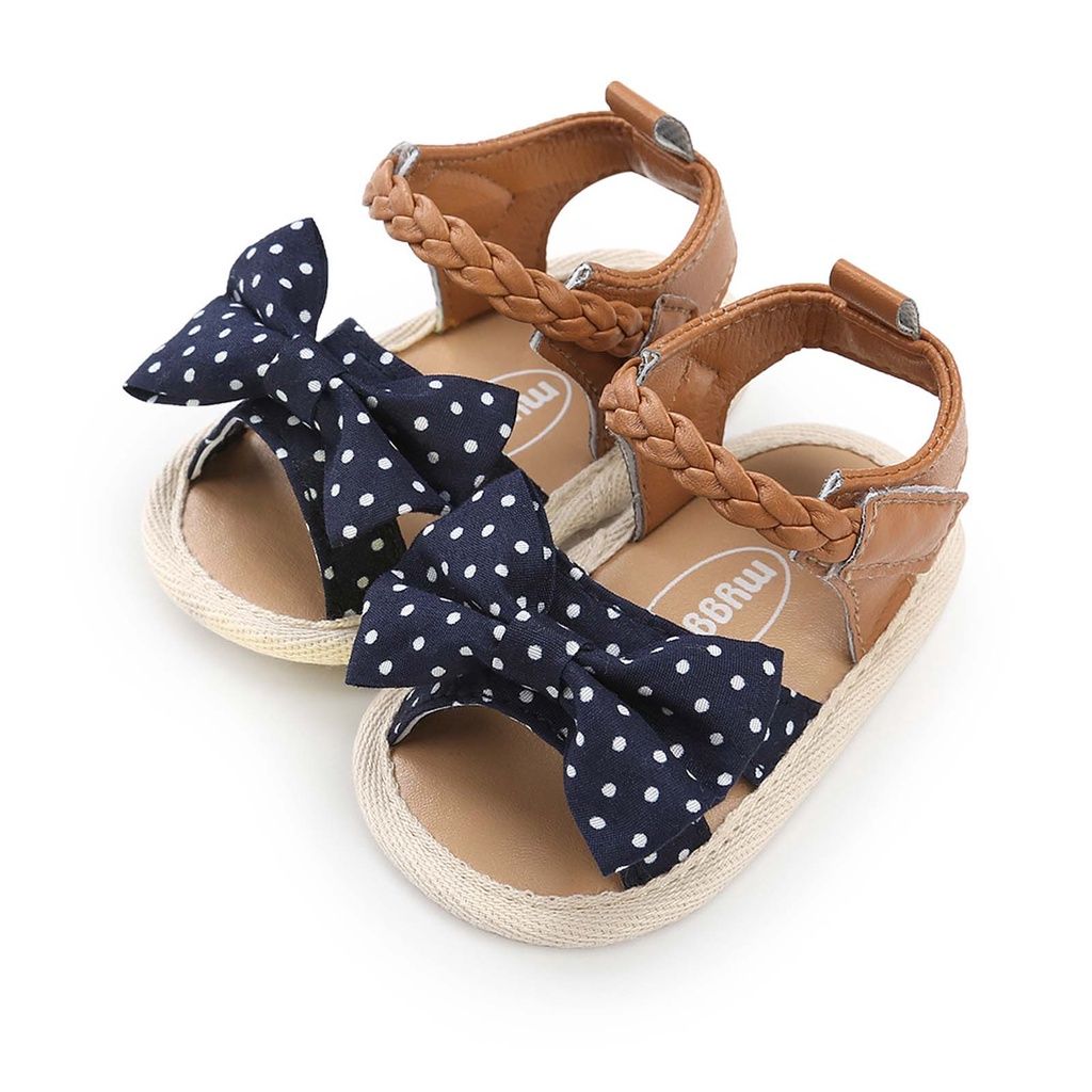 Ninos Kids storeSoft Bow Dot SandalSoftshoes (Early Walkers)Generic