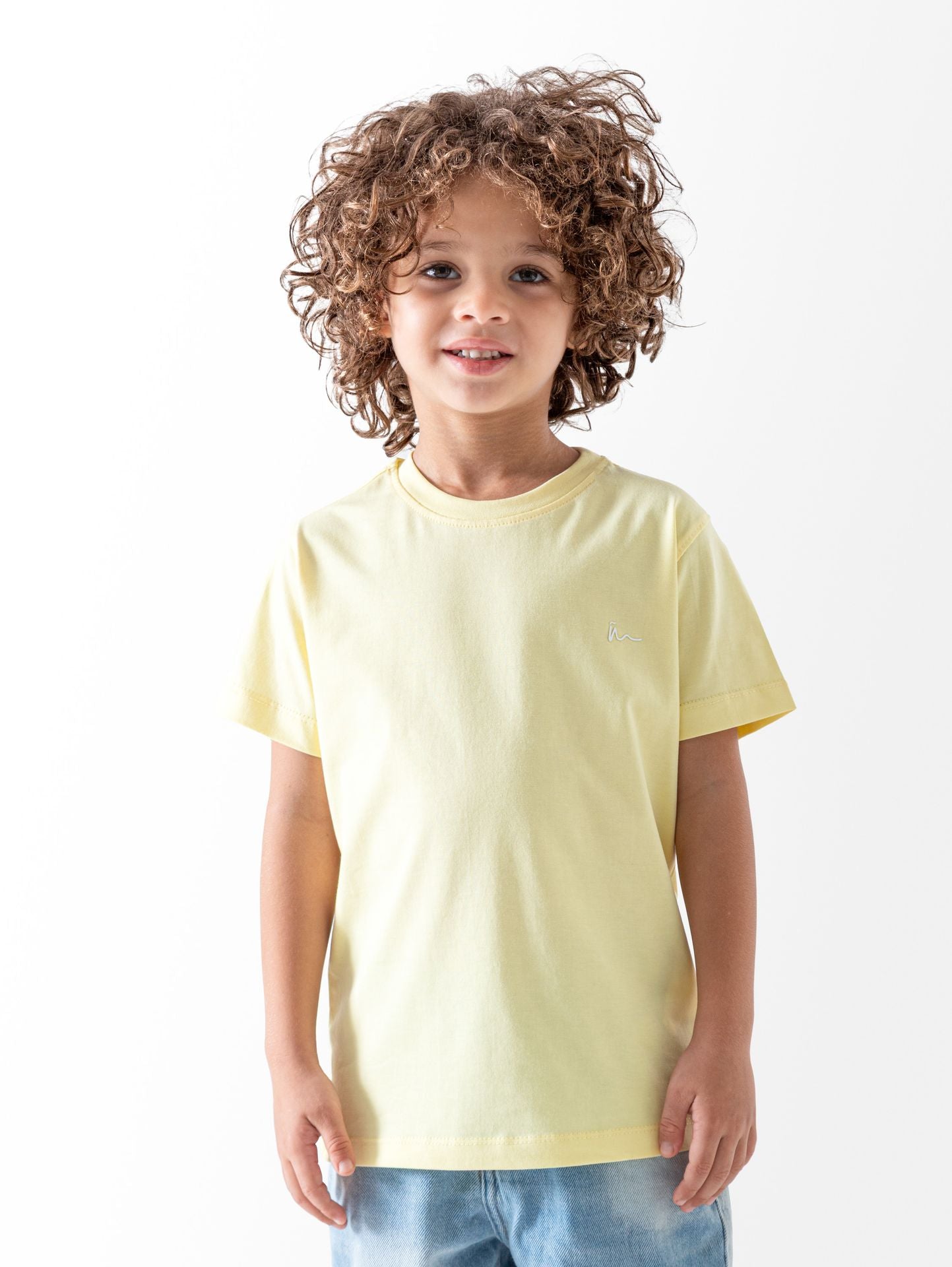 Yellow  Basic T-shirt
