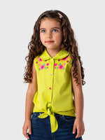 Ninos Kids storeFlower Cut BlouseGirl blouseBee Born