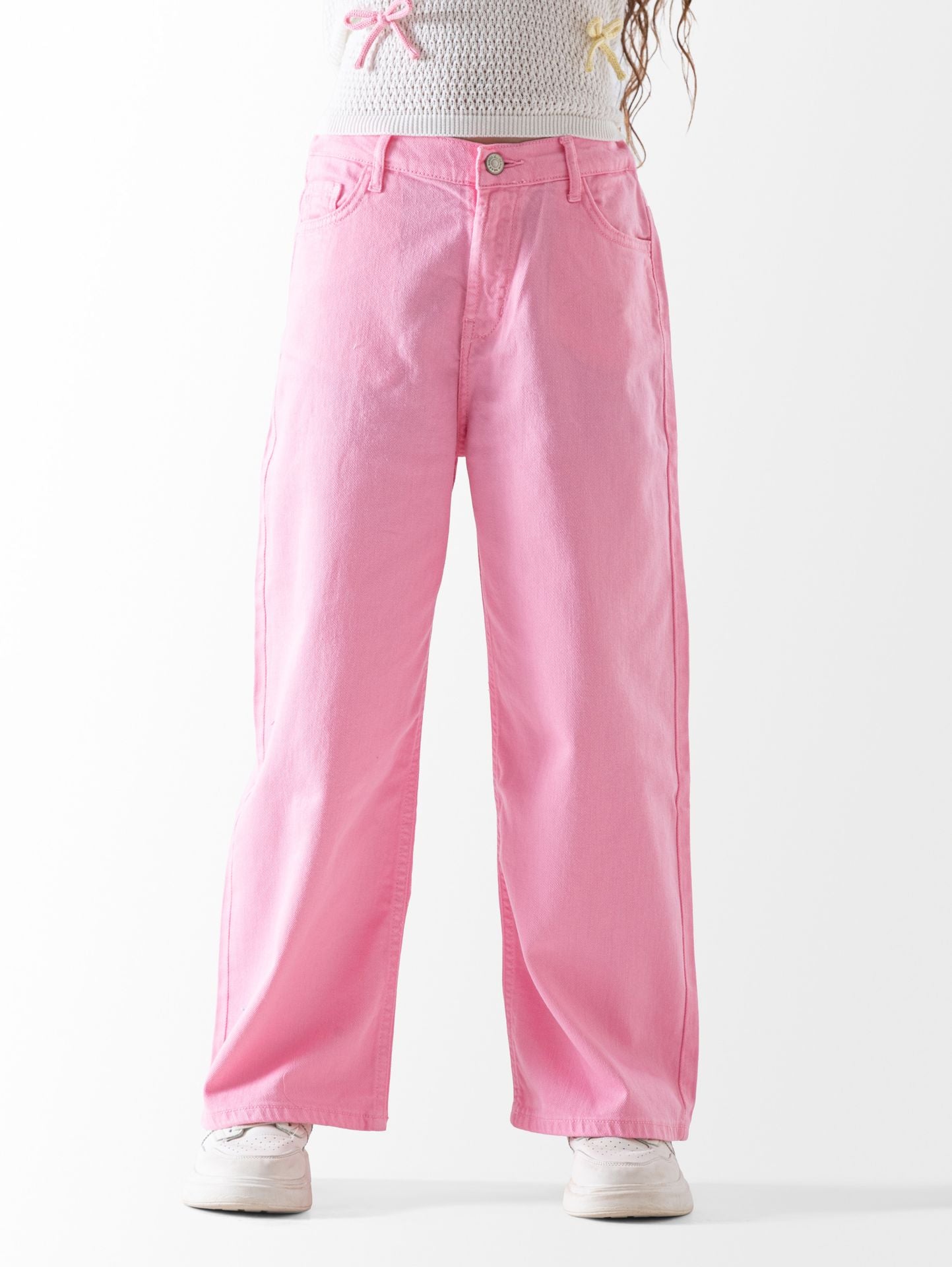 Wide Leg Gabardine Pant