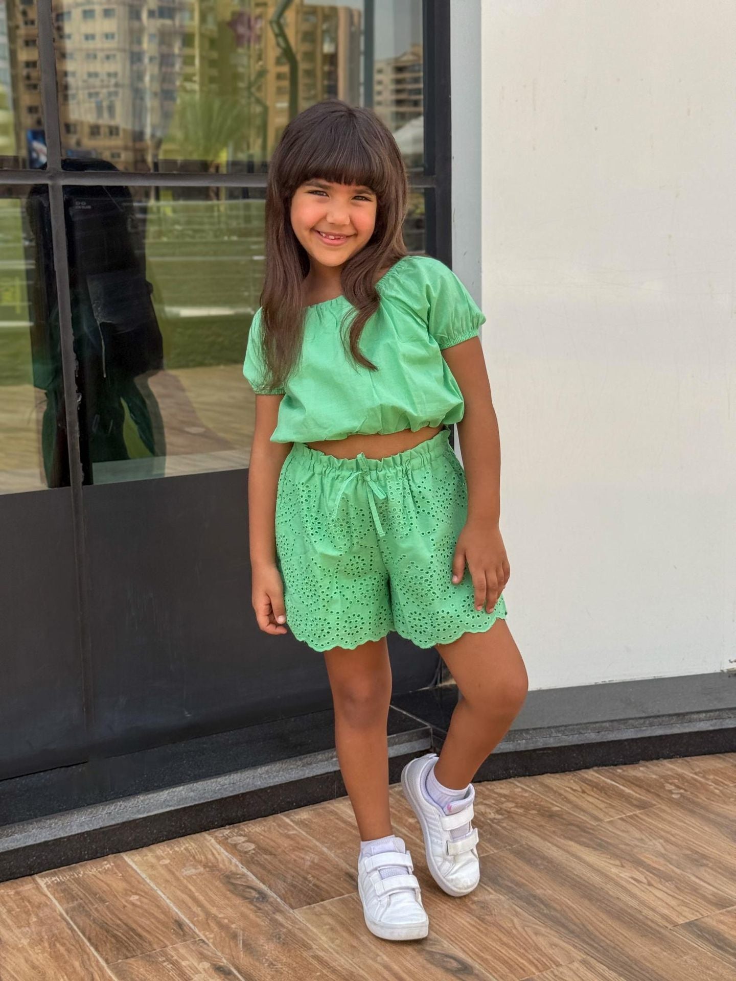 Ninos Kids storeEmbroidery Short SetØ·Ù‚Ù… Ø®Ø±ÙˆØ¬NINOS