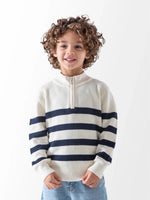 Ninos Kids storeBoys' White Striped PulloverPulloversNINOS