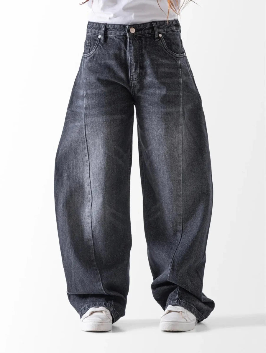 Ninos Kids storeGirls' Black Denim Balloon JeansJeans pantsNINOS