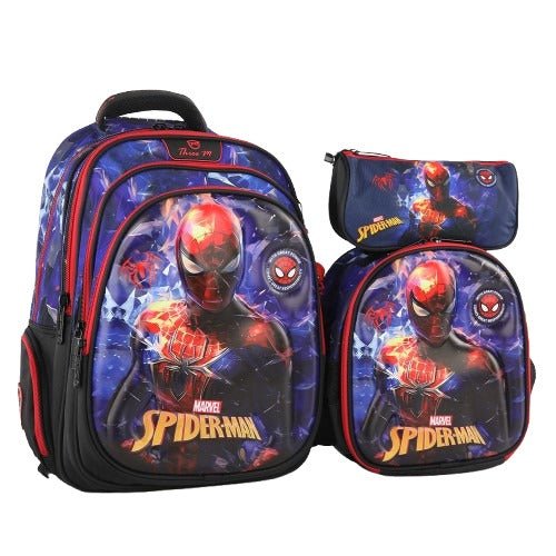 Ninos Kids storeSpiderman 4PCS BackpackBag set طقم شنط مدرسة3M