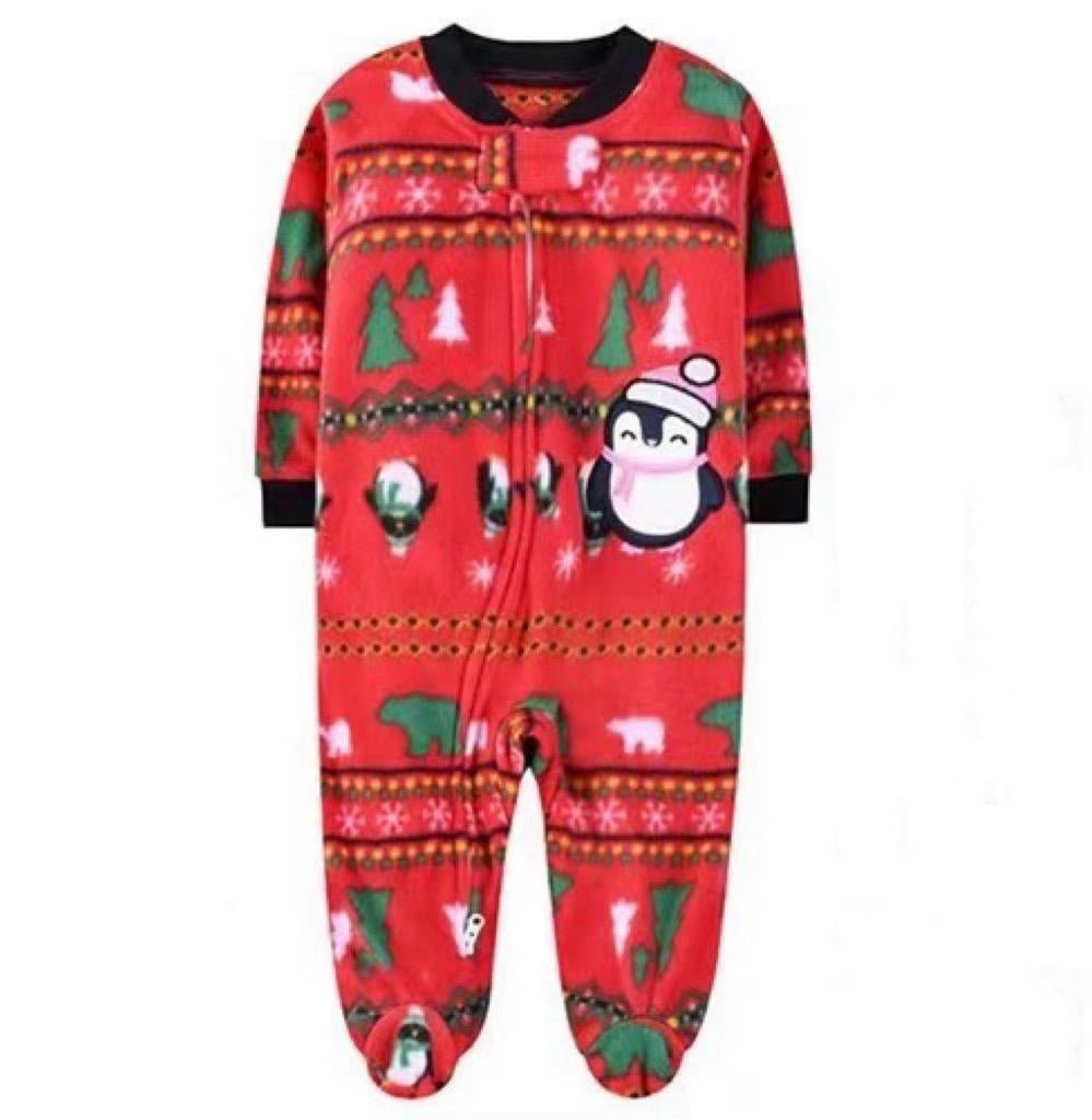Ninos Kids storePenguins Fleece SleepsuitRompers & SleepsuitsGeneric