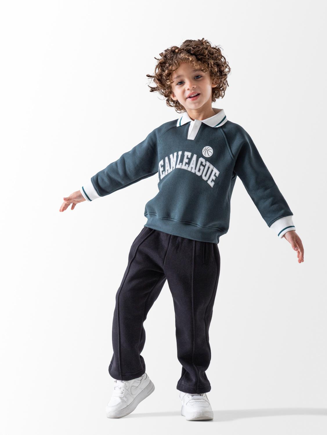 Baby Boys' Olive Team Legue 2-Piece Pyjama Set
