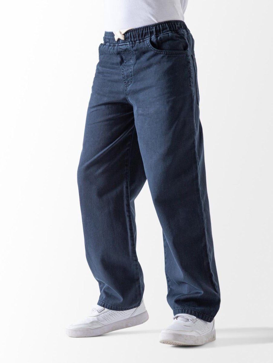 Ninos Kids storeBoys' Navy Wide Leg Gabardine PantsTrousers & PantsNINOS